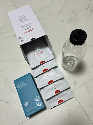 클린24시간 1BOX(5포) + 전용보틀(500ml) — 5점을 준 리뷰어가 2023년 7월 올린 사용 사진