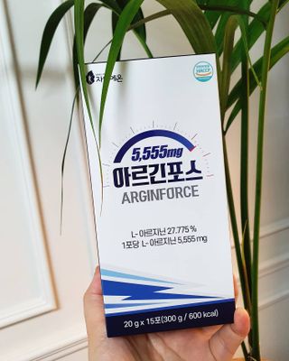 자연에온 아르긴포스 L-아르기닌 5555mg 스틱 15개입 1박스 — 5점을 준 리뷰어가 2021년 5월 올린 사용 사진
