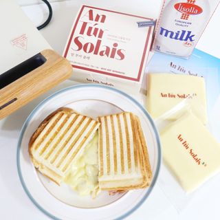 앙투어솔레 아일랜드 구워먹는 치즈 100 자연 치즈 와인안주 300g(100g x 3팩) — 4.5점을 준 리뷰어가 2022년 9월 올린 사용 사진
