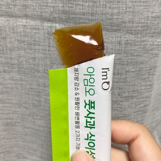 아임오 풋사과 식이섬유 밸런스 젤리 14포 — 4점을 준 리뷰어가 2021년 7월 올린 사용 사진