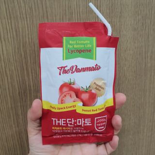 제이제이바이오 더단마토 프리미엄주스 100ml 30팩입 - 무설탕 스테비아 토마토즙 — 4점을 준 리뷰어가 2021년 11월 올린 사용 사진