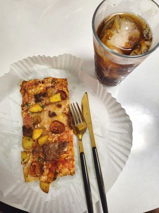 브라잇벨리 비건피자 [노밋피자알로하 & 노밋피자포테이토] 2가지맛 — 5점을 준 리뷰어가 2022년 7월 올린 사용 사진