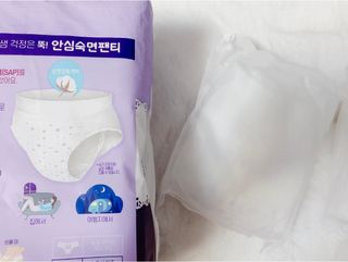 LG유니참 쏘피SOFY [SOFY] 안심숙면팬티/무표백속커버 — 5점을 준 리뷰어가 2021년 4월 올린 사용 사진