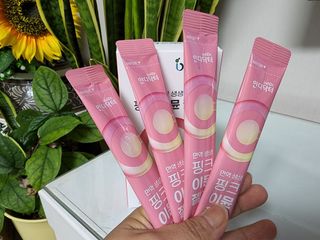 인디닥터 면역 생생 핑크 이뮨 젤리 + 타이탄 BCAA 프로틴 젤리스틱 — 5점을 준 리뷰어가 2022년 3월 올린 사용 사진