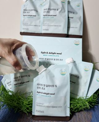 아므_이너뷰티 라이트 앤 딜라이트 밀 민트 초코 — 5점을 준 리뷰어가 2021년 7월 올린 사용 사진