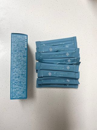 클린24시간 슬림앤유산균 1박스 (3.5g X 15포) — 4.5점을 준 리뷰어가 2022년 11월 올린 사용 사진