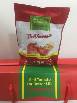 제이제이바이오 더단마토 프리미엄주스 100ml 30팩입 - 무설탕 스테비아 토마토즙 — 5점을 준 리뷰어가 2021년 12월 올린 사용 사진