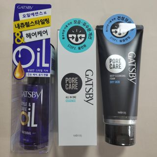 [갸스비] 명불허전, 남성을 위한 브랜드 갸스비의 올인원, 폼클렌징, 헤어오일 3종 — 5점을 준 리뷰어가 2021년 3월 올린 사용 사진