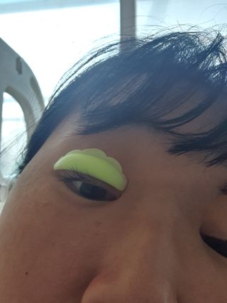 피비에스코리아 [오마이셀프] 셀프 속눈썹펌 키트 뷰러펌 파마 세트 — 3점을 준 리뷰어가 2021년 12월 올린 사용 사진