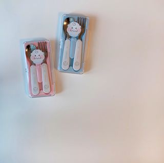 유비맘 스푼포크 케이스 세트 1+1 _컬러랜덤 발송 — 5점을 준 리뷰어가 2020년 12월 올린 사용 사진