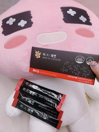 새롬바이오 리생 [미쾌변] 차전자피 식이섬유 건강기능식품 3팩 — 5점을 준 리뷰어가 2021년 6월 올린 사용 사진