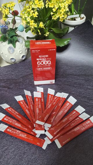 메타아르기닌 GC녹십자웰빙 메타 아르기닌 6000 플러스 오르니틴 — 5점을 준 리뷰어가 2022년 6월 올린 사용 사진
