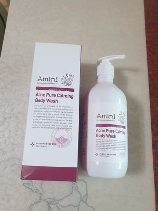 아미니 아크네 퓨어카밍 바디워시 500ml — 5점을 준 리뷰어가 2021년 6월 올린 사용 사진