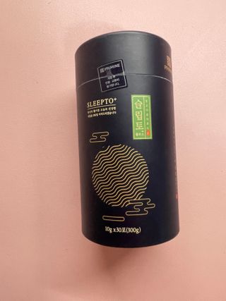 프리마인 자체 기업부설 연구소에서 찾아낸 건강한 수면의 비밀.  슬립토 플러스 30포 — 3.5점을 준 리뷰어가 2022년 8월 올린 사용 사진