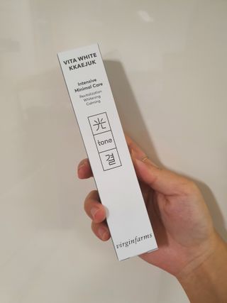 라이브용 [NEW_버진팜스 깨죽크림] 쓱- 바르면 잡티가 사라지는 광/톤/결 비타민크림 — 5점을 준 리뷰어가 2021년 11월 올린 사용 사진