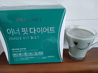 하나마이 이너핏 다이어트 30g x 14포 올인원 체중조절용 쉐이크 / 프락토올리고당+스피루리나 함유 피부탄력 까지~ — 5점을 준 리뷰어가 2023년 3월 올린 사용 사진