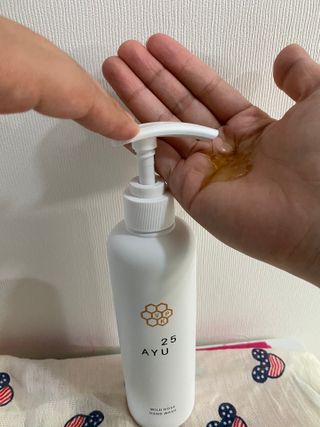 AYU25[아유트웬티파이브]피부 진정, 보습 와일즈 로즈 핸드워시 — 5점을 준 리뷰어가 2021년 5월 올린 사용 사진
