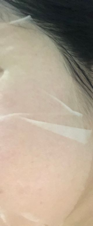체르엠 그린 케비어 더블워터 마스크팩 5매입  2팩 — 5점을 준 리뷰어가 2021년 12월 올린 사용 사진