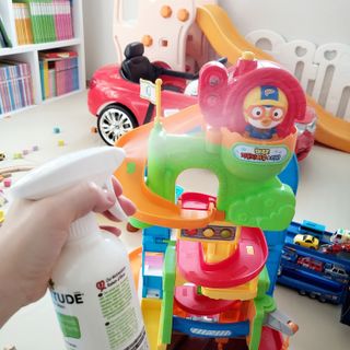 에티튜드 천연 장난감 클리너 (토이 클리너) — 4점을 준 리뷰어가 2022년 9월 올린 사용 사진