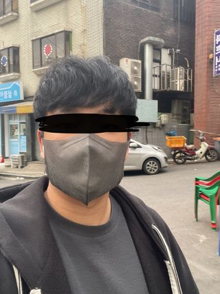 끌린에르 스포츠 귀편한 새부리형 마스크 (뉴컬러포함) — 5점을 준 리뷰어가 2022년 5월 올린 사용 사진