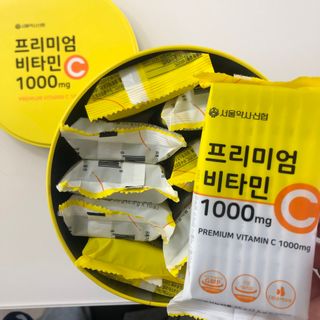 서울약사신협 프리미엄비타민C1000_2.5G x 100포 — 5점을 준 리뷰어가 2021년 1월 올린 사용 사진