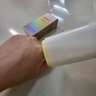 아이레시피 라이트터치 선스틱 15g (SPF50+, PA++++) — 4점을 준 리뷰어가 2023년 2월 올린 사용 사진