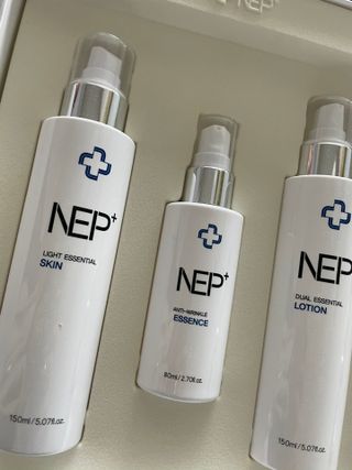 SOONWITH 순위드 NEP+ 스킨케어 3종 세트 — 3.5점을 준 리뷰어가 2021년 4월 올린 사용 사진