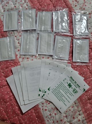 [레제르] 아로마 수액패치 발패치 10매입 - 라벤더향/유칼립투스향/대나무향 — 5점을 준 리뷰어가 2022년 9월 올린 사용 사진