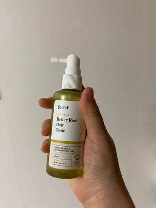 달리프 클로렐라 베러 루트 헤어토닉 100ml — 5점을 준 리뷰어가 2021년 4월 올린 사용 사진