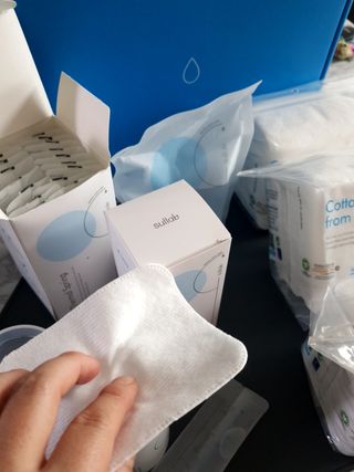 설랩수앤슈, 직접 만들어 쓰는 아기 물티슈 — 5점을 준 리뷰어가 2021년 8월 올린 사용 사진