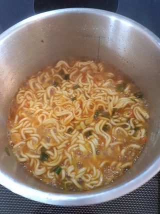 [풀무원] 자연은맛있다 정면, 백면, 홍면  세트 — 5점을 준 리뷰어가 2021년 4월 올린 사용 사진