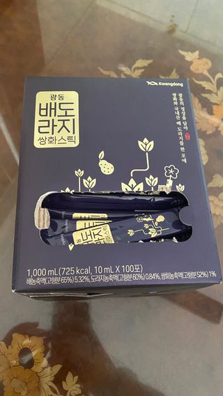 광동생활건강 나우 [광동] 배도라지 쌍화스틱 10mL x 100포 — 5점을 준 리뷰어가 2023년 3월 올린 사용 사진