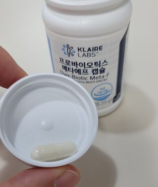 [Dr.PNT] 닥터피엔티 클레어랩스 프로바이오틱스 메타에프 [1개월분] — 4점을 준 리뷰어가 2022년 9월 올린 사용 사진