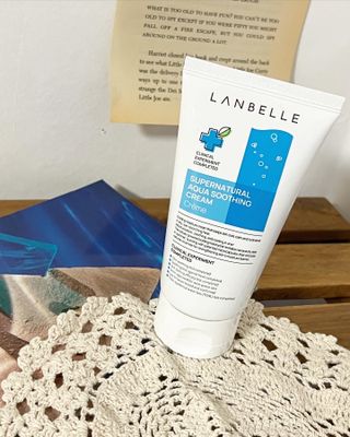 랑벨 수퍼내츄럴 아쿠아 수딩 크림 100ml — 5점을 준 리뷰어가 2022년 5월 올린 사용 사진