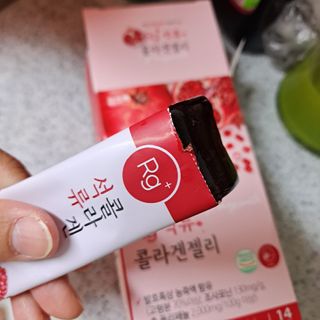 함초록 Rg+ 석류콜라겐젤리 — 4점을 준 리뷰어가 2021년 4월 올린 사용 사진