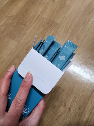 클린24시간 슬림앤유산균 1박스 (3.5g X 15포) — 5점을 준 리뷰어가 2023년 2월 올린 사용 사진