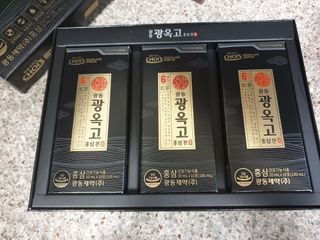 [광동제약] 광동 광옥고 홍삼 본 30포+쇼핑백 증정 — 5점을 준 리뷰어가 2021년 12월 올린 사용 사진
