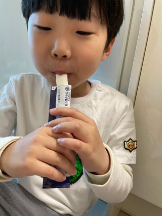 키즈텐플러스 연세 키즈텐 플러스 1개월 — 5점을 준 리뷰어가 2021년 4월 올린 사용 사진