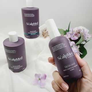 스칼프메드 레드캡슐바이옴 두피케어 프로바이오틱스 유산균 두피관리 세트 — 5점을 준 리뷰어가 2021년 4월 올린 사용 사진