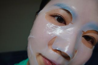 리브얼 | LIVALL 바이오셀룰로오스 마스크 레스트 앤 글로우 33ml  x 3개입 — 5점을 준 리뷰어가 2022년 6월 올린 사용 사진