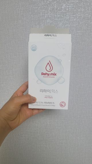 리하이.믹스 수분보충용믹스 리하이.믹스 (Rehy.mix) — 5점을 준 리뷰어가 2022년 6월 올린 사용 사진