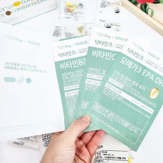 [닥터잇츠] 개인맞춤형 건강기능식품_2종 중 택 1 — 5점을 준 리뷰어가 2024년 1월 올린 사용 사진
