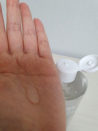 김정문알로에 큐어 큐어 알로에 워터 젤리 토너 500ml — 5점을 준 리뷰어가 2021년 4월 올린 사용 사진