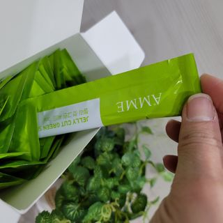 아므_이너뷰티 아므 젤리 컷 그린 씨드 10개입 — 5점을 준 리뷰어가 2021년 3월 올린 사용 사진