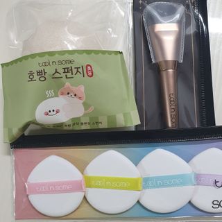 [툴앤썸] 메이크업 브러시로 바르고 호빵 스펀지로 클렌징하는 A-Z 뷰티툴 5종 — 5점을 준 리뷰어가 2021년 1월 올린 사용 사진