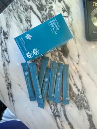 클린24시간 슬림앤유산균 1박스 (3.5g X 15포) — 5점을 준 리뷰어가 2022년 12월 올린 사용 사진