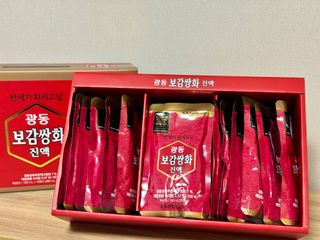 광동생활건강 [광동]진하고 깊은 풍미, 광동 보감쌍화진액 100mL * 18포 — 5점을 준 리뷰어가 2024년 8월 올린 사용 사진