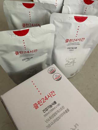클린24시간 1BOX(5포) + 전용보틀(500ml) — 5점을 준 리뷰어가 2023년 5월 올린 사용 사진