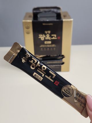 광동생활건강 MF[광동] 식약처 기능성 인정 건강기능식품, 광동 광옥고 밸런스 10mL * 100포 — 5점을 준 리뷰어가 2024년 6월 올린 사용 사진