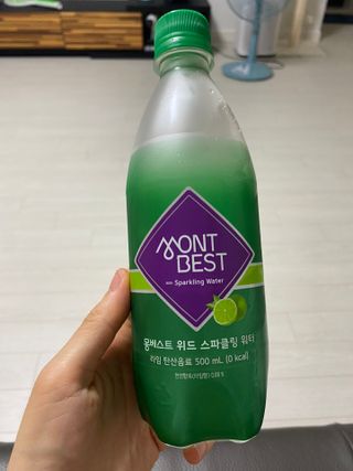 몽베스트 Montbest with Sparkling water Lime20병 — 5점을 준 리뷰어가 2022년 7월 올린 사용 사진